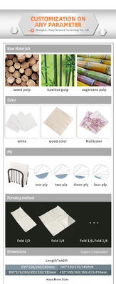 13.5gsm het Gezichtsweefsel van Mini Pocket Tissue Disposable Handkerchiefs