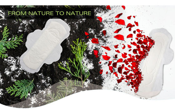 Biologisch afbreekbare 320mm Beschikbare Damesanitary pads adult Luiers